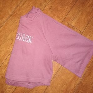 Gymshark cropped pink sweatshirt